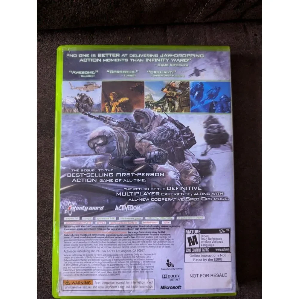 Xbox‎ 360 - Call of Duty Modern Warfare 2 - VideoGames + Manual